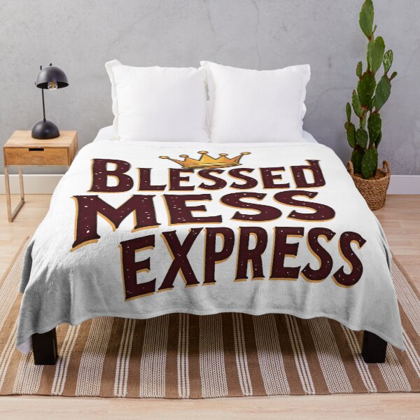 Item preview, Blessed Mess Express Christian Humor Design designed and sold by Pastor Reeves Studio.