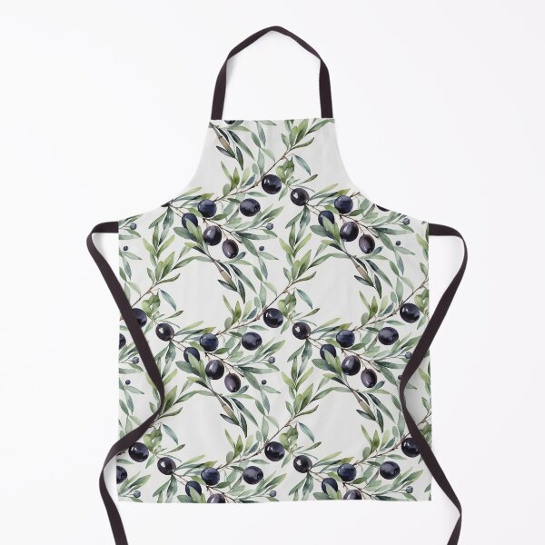 Item preview, Olive Branch Watercolor Seamless Botanical Pattern designed and sold by sana designer.
