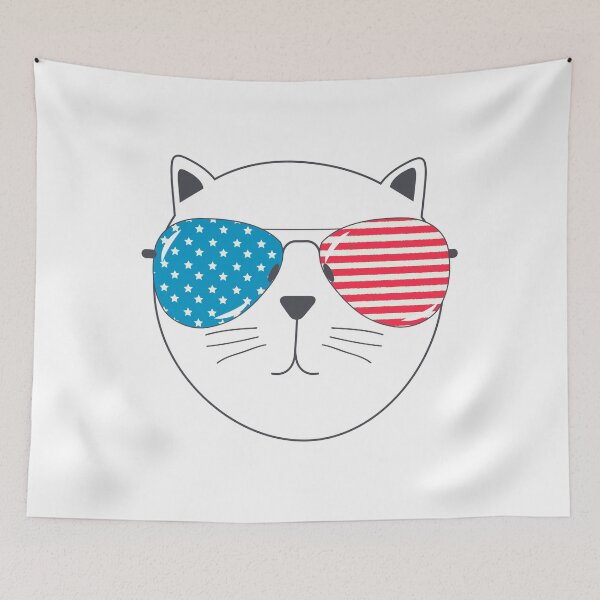 Item preview, USA cat designed and sold by LorenzoArtZa.