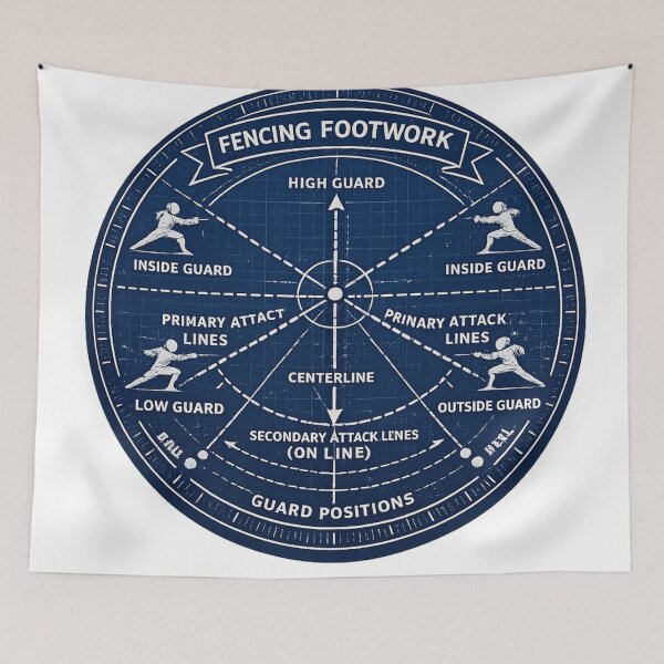 Item preview, Blueprint Fencing Technique designed and sold by ChillCharmStudio.