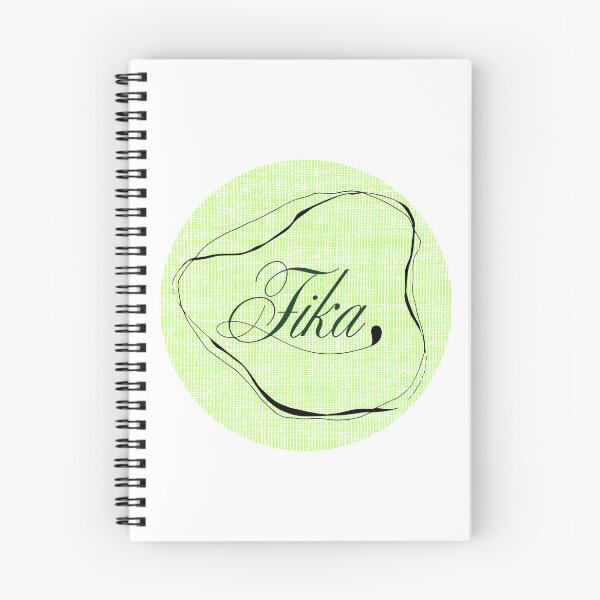 Item preview, Fika - Minimal Calligraphy Logo Design with Abstract Shape designed and sold by Meenamma.