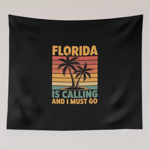 Item preview, Florida Is Calling And I Must Go Tropical Florida designed and sold by DigitaldeligArt.