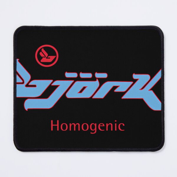 Item preview, Bjork Homogenic Logo (Light Blue Red) designed and sold by Creativeo ph.