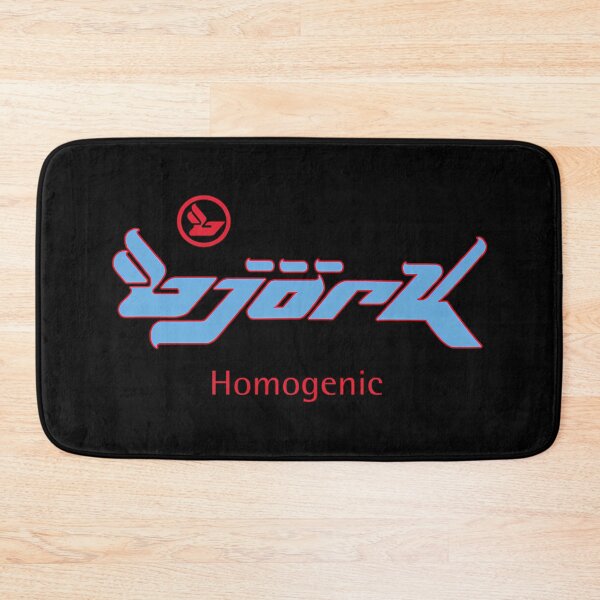 Item preview, Bjork Homogenic Logo (Light Blue  Red) designed and sold by Creativeo ph.