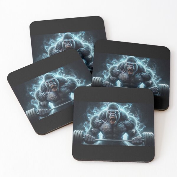 Item preview, Beast Mode Gorilla Electric Power Gym Motivation designed and sold by GORILLA-GYM-FIT.