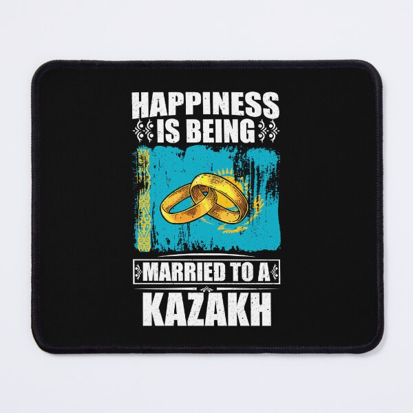 Item preview, Happiness Is Being Married To A Kazakh  designed and sold by GabbyKash.