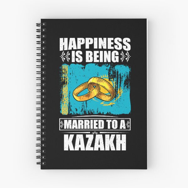 Item preview, Happiness Is Being Married To A Kazakh  designed and sold by GabbyKash.