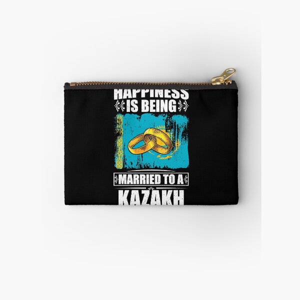 Item preview, Happiness Is Being Married To A Kazakh  designed and sold by GabbyKash.
