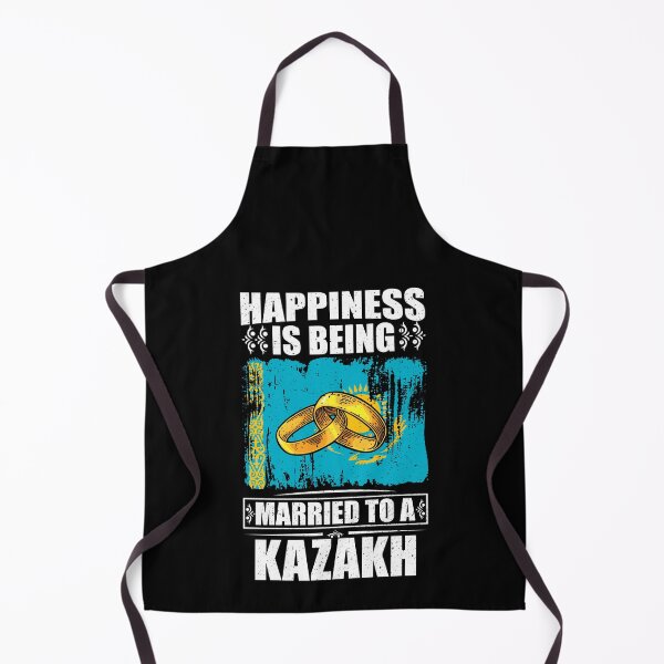 Item preview, Happiness Is Being Married To A Kazakh designed and sold by GabbyKash.