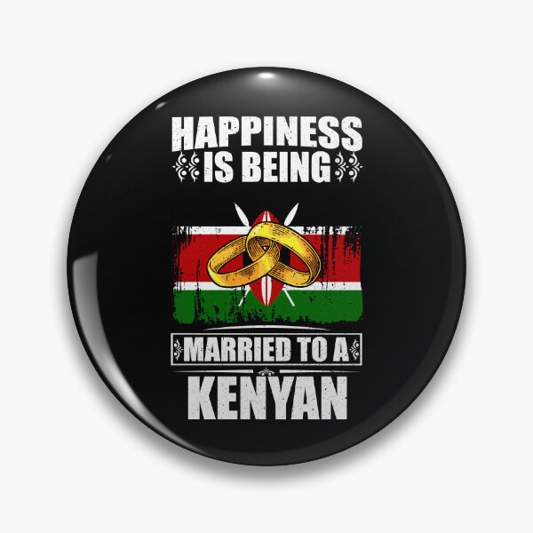 Item preview, Happiness Is Being Married To A Kenyan  designed and sold by GabbyKash.