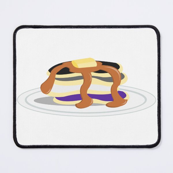 Item preview, Stack of Pancakes Asexual Pride Flag designed and sold by HarveyHandcraftsandDesigns.