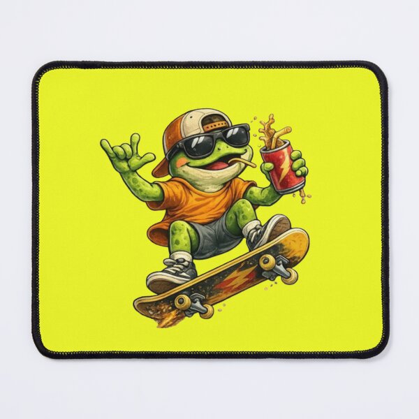Item preview, Frog Skateboarder designed and sold by FroggyOnly.