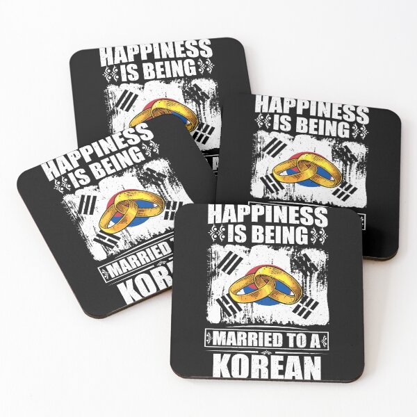 Item preview, Happiness Is Being Married To A Korean   designed and sold by GabbyKash.