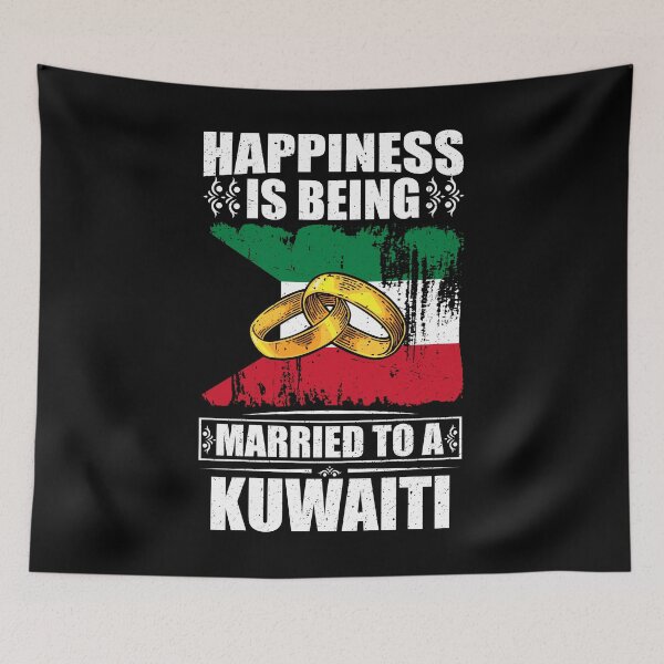 Item preview, Happiness Is Being Married To A Kuwaiti  designed and sold by GabbyKash.