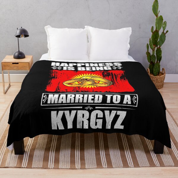 Item preview, Happiness Is Being Married To A Kyrgyz designed and sold by GabbyKash.