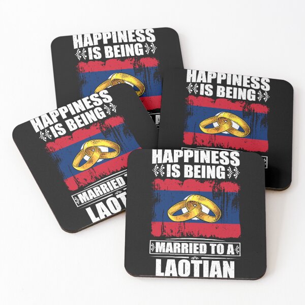 Item preview, Happiness Is Being Married To A Laotian  designed and sold by GabbyKash.
