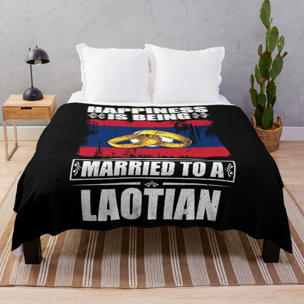 Item preview, Happiness Is Being Married To A Laotian  designed and sold by GabbyKash.