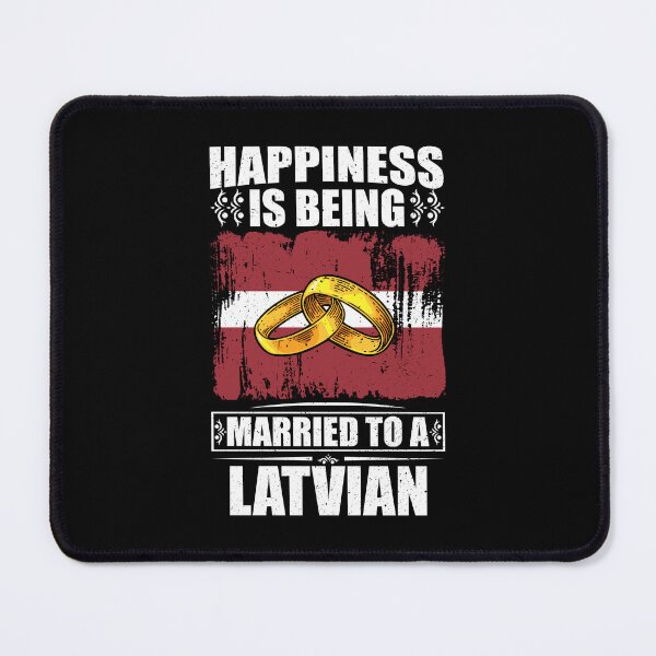 Item preview, Happiness Is Being Married To A Latvian designed and sold by GabbyKash.