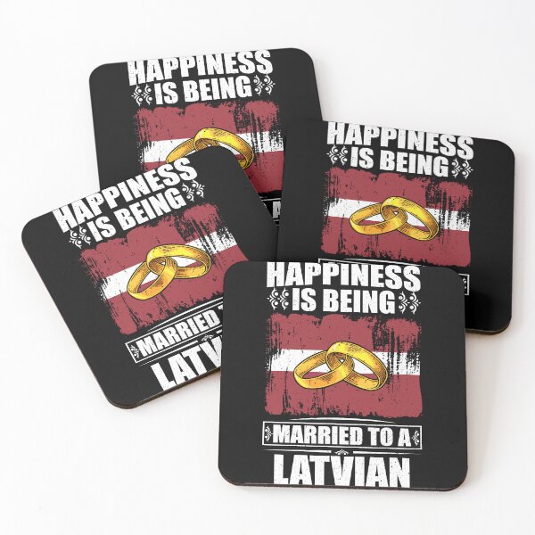 Item preview, Happiness Is Being Married To A Latvian designed and sold by GabbyKash.