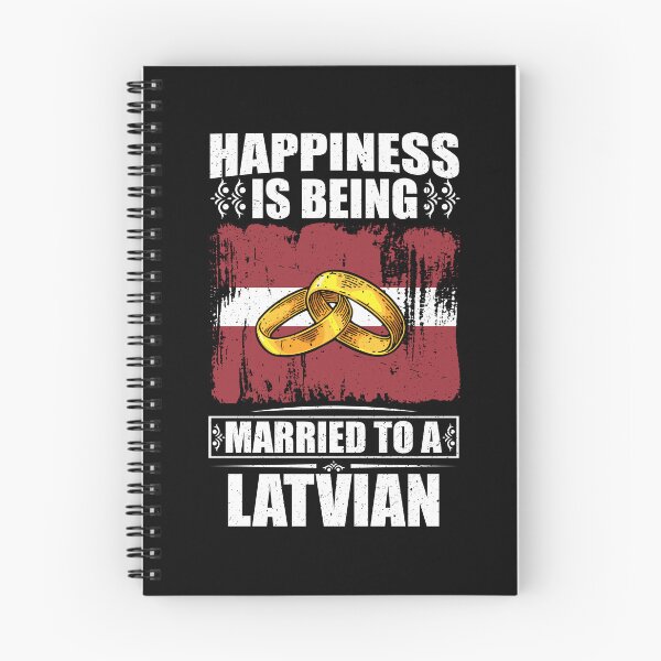Item preview, Happiness Is Being Married To A Latvian designed and sold by GabbyKash.