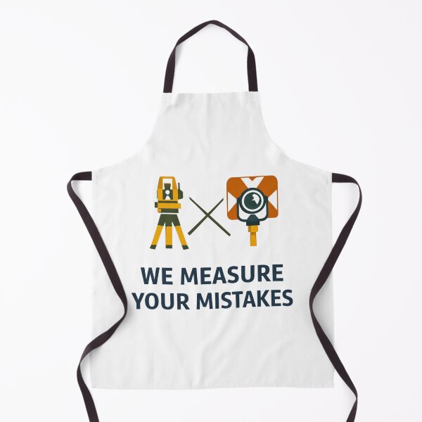 Item preview, We Measure Your Mistakes Surveyor Humor designed and sold by Virelo.