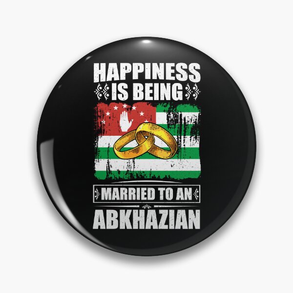 Item preview, Happiness Is Being Married To An Abkhazian   designed and sold by GabbyKash.