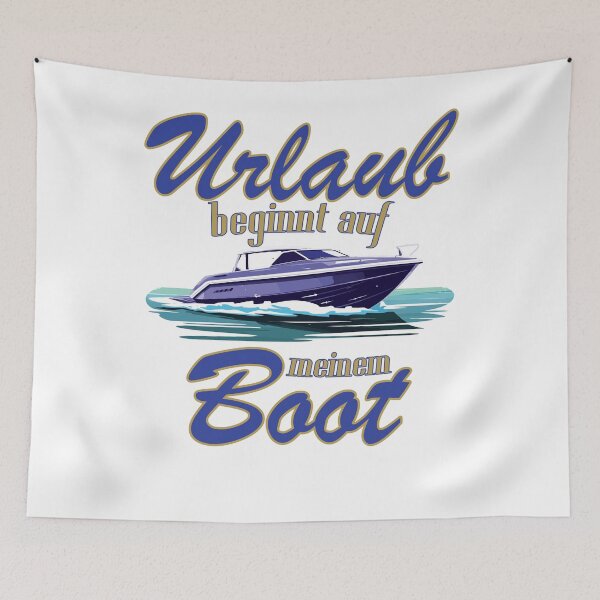 Item preview, Boating holiday begins on my boat designed and sold by MaximWundersee.