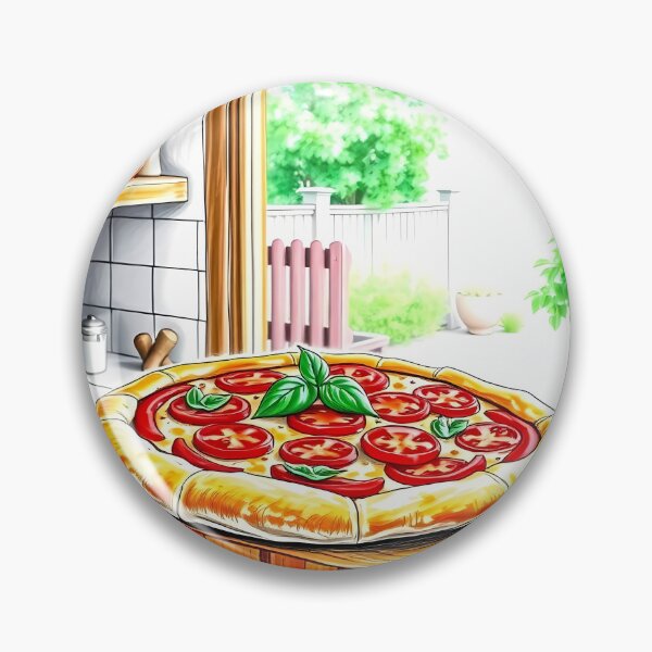 Item preview, Fresh Pizza on Kitchen Counter designed and sold by cuprum.
