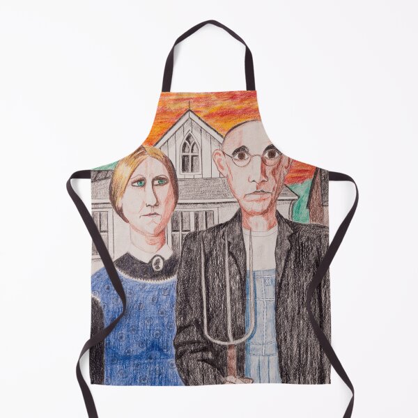 Item preview, American Gothic Farmers designed and sold by Matt Starr Fine Art .