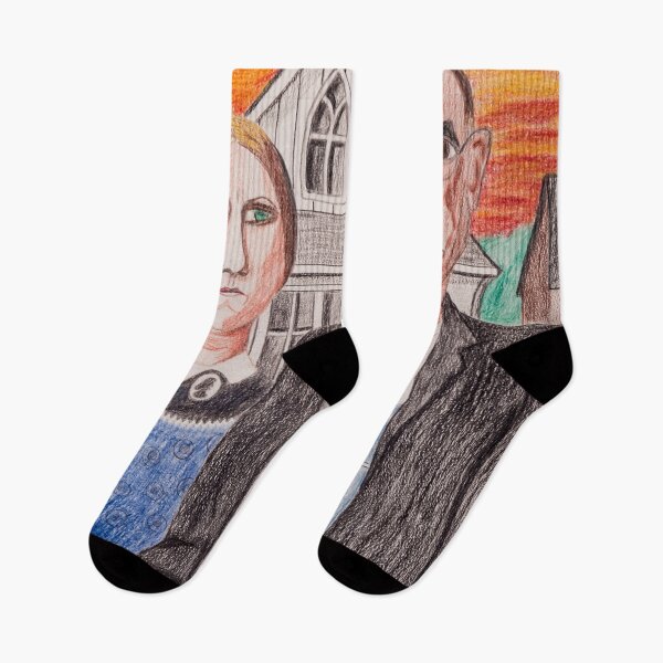 Item preview, American Gothic Farmers  designed and sold by Matt Starr Fine Art .