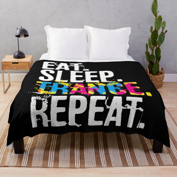 Item preview, Eat Sleep Trance Repeat designed and sold by fourmyself.