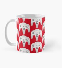 N64 Controller Sketch of Retro Nintendo 64 Mug