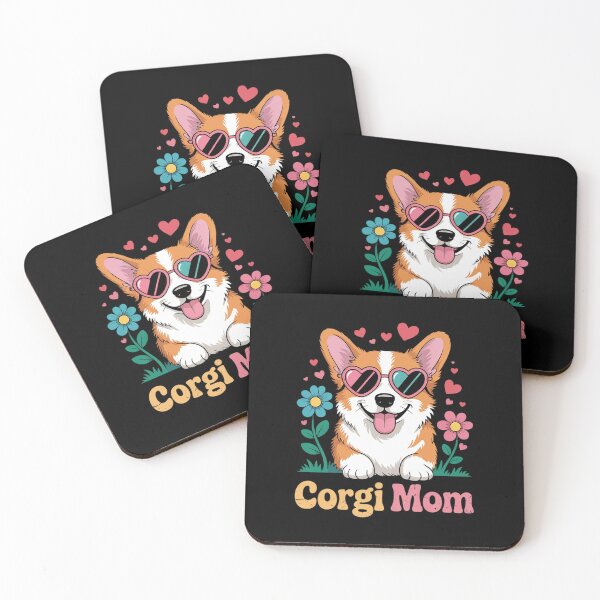 Item preview, Corgi Mom for Corgi Dog Pet Lovers designed and sold by MarkLeedsArt.