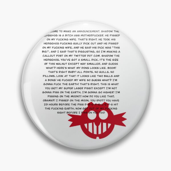 Item preview,  Eggman_S Announcement designed and sold by DunkDeep.