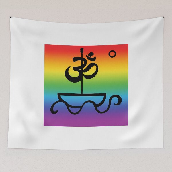Item preview, Rainbow dharma boat designed and sold by Word Potions.