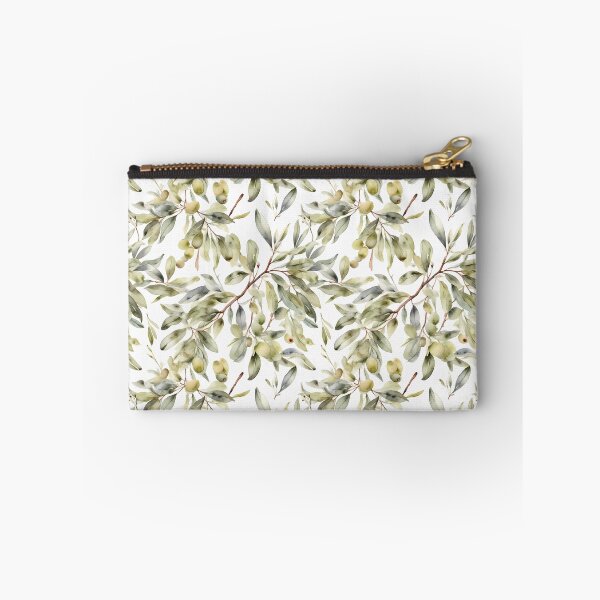 Item preview, Neutral Olive Branch Seamless Botanical Pattern designed and sold by sana designer.