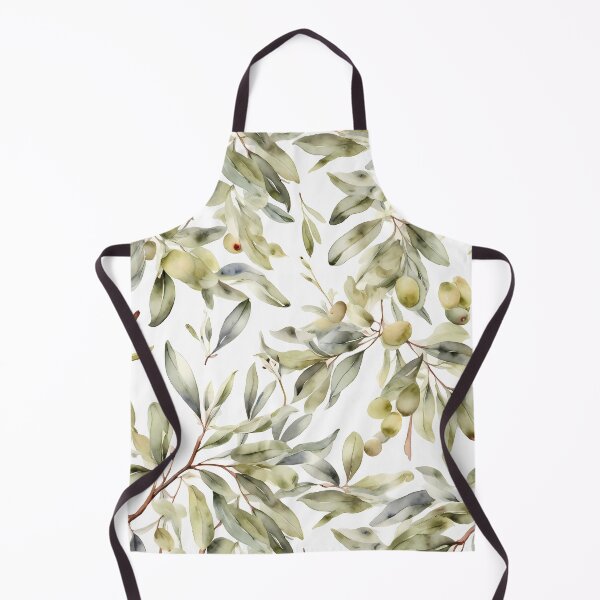 Item preview, Neutral Olive Branch Seamless Botanical Pattern designed and sold by sana designer.