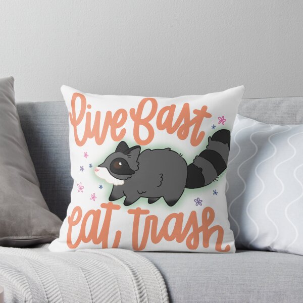 Item preview, Live Fast Eat Trash designed and sold by lassiclassi.