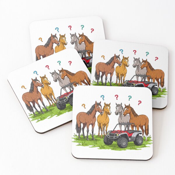 Item preview, Confused Horses and Off-Road ATV Adventure designed and sold by TeeARTHY.