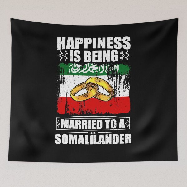 Item preview, Happiness Is Being Married To A Somalilander  designed and sold by GabbyKash.