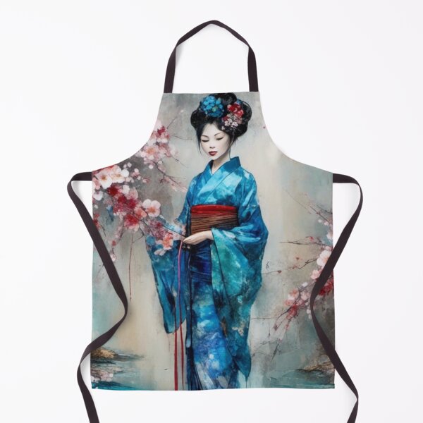 Item preview, Geisha, Asian woman, walking in a mystic Japanese woods, on a bridge designed and sold by Coolparrotgirl.