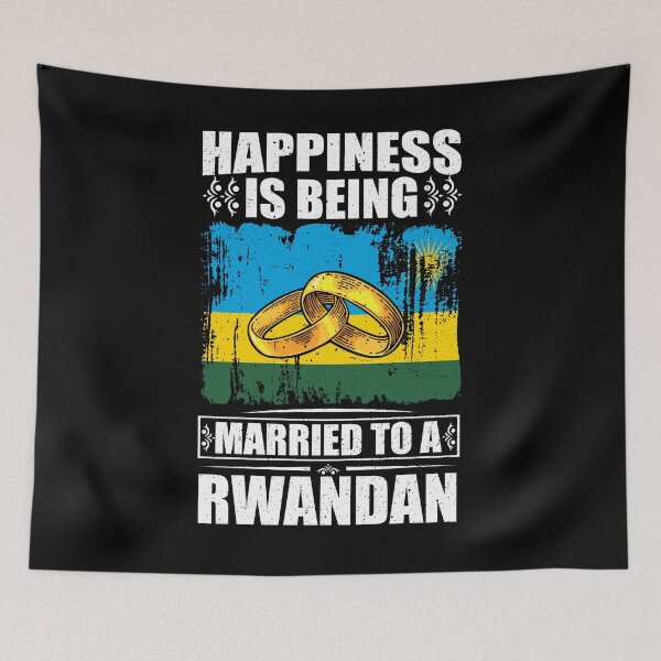 Item preview, Happiness Is Being Married To A Rwandan  designed and sold by GabbyKash.