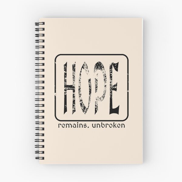 Item preview, Hope Remains Unbroken - Modern Christian Faith Typographic shattered Design Romans 15:13 | Black designed and sold by ZechJohnRB.
