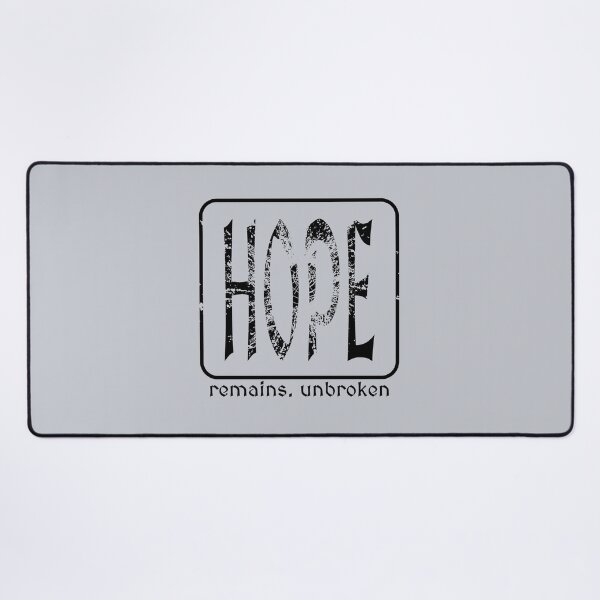 Item preview, Hope Remains Unbroken - Modern Christian Faith Typographic shattered Design Romans 15:13 | Black designed and sold by ZechJohnRB.