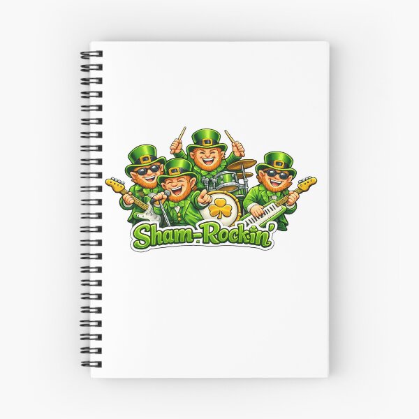 Item preview,  Leprechauns playing in a band Sham Rockin designed and sold by JamesDunican.