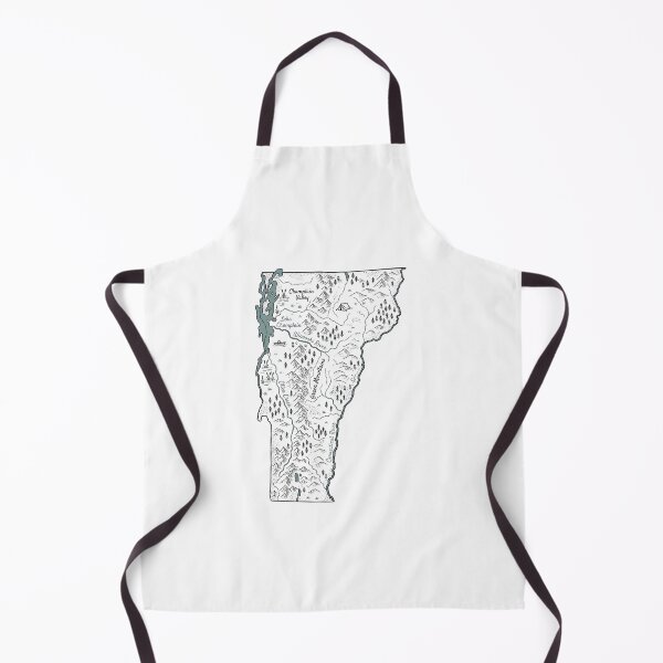 Item preview, Vermont Illustrated Map – Hand-Drawn Rivers & Nature Adventure Sketch designed and sold by Paper Drip.