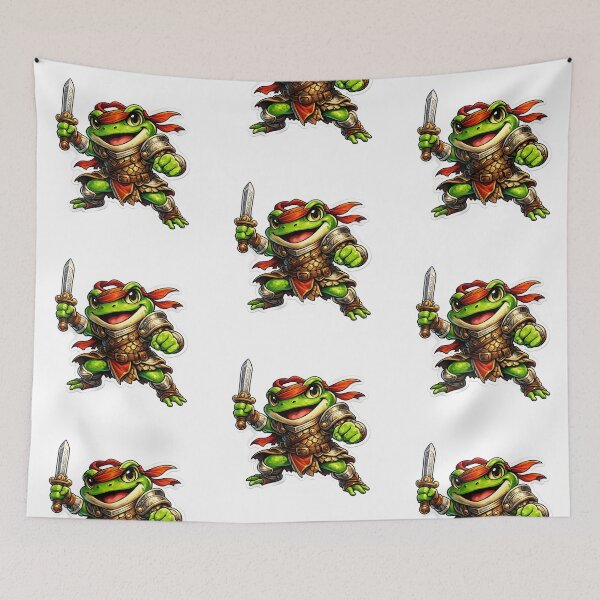 Item preview, Warrior frog designed and sold by FroggyOnly.