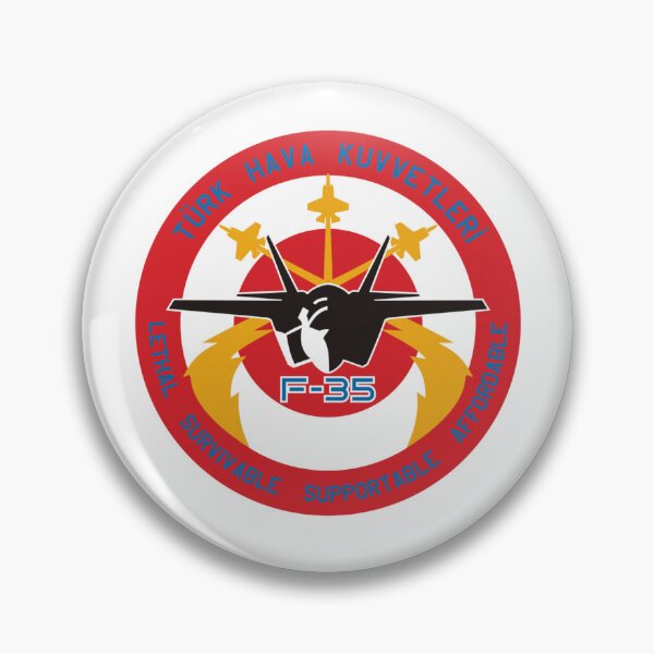 Artikelvorschau, Emblem des F-35 Lightning II-Programms der türkischen Luftwaffe entworfen und verkauft von CharlieDesings.
