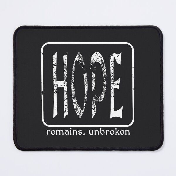 Item preview, Hope Remains Unbroken - Modern Christian Faith Typographic shattered Design Romans 15:13 | white designed and sold by ZechJohnRB.