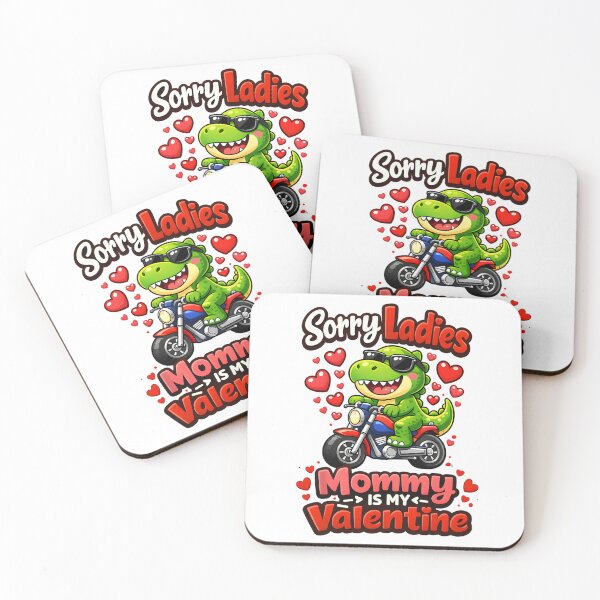 Item preview, Mommy is My Valentine – Cute Dinosaur Design designed and sold by JaaCreativeShop.